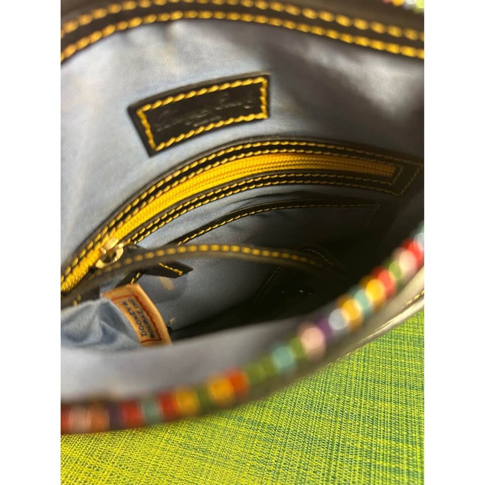Dooney & Bourke DB75 Multicolor Monogram Crossbody Bag - Picture 7 of 10